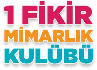 1 fikir mimarlik text logo